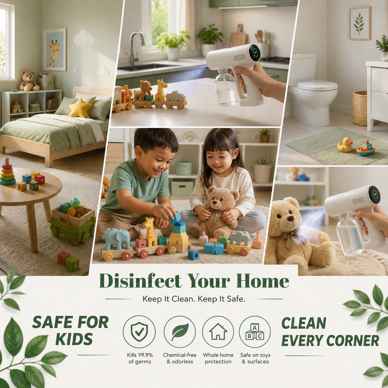 KidSafe™ Disinfection Spray 2.0 Blue Light