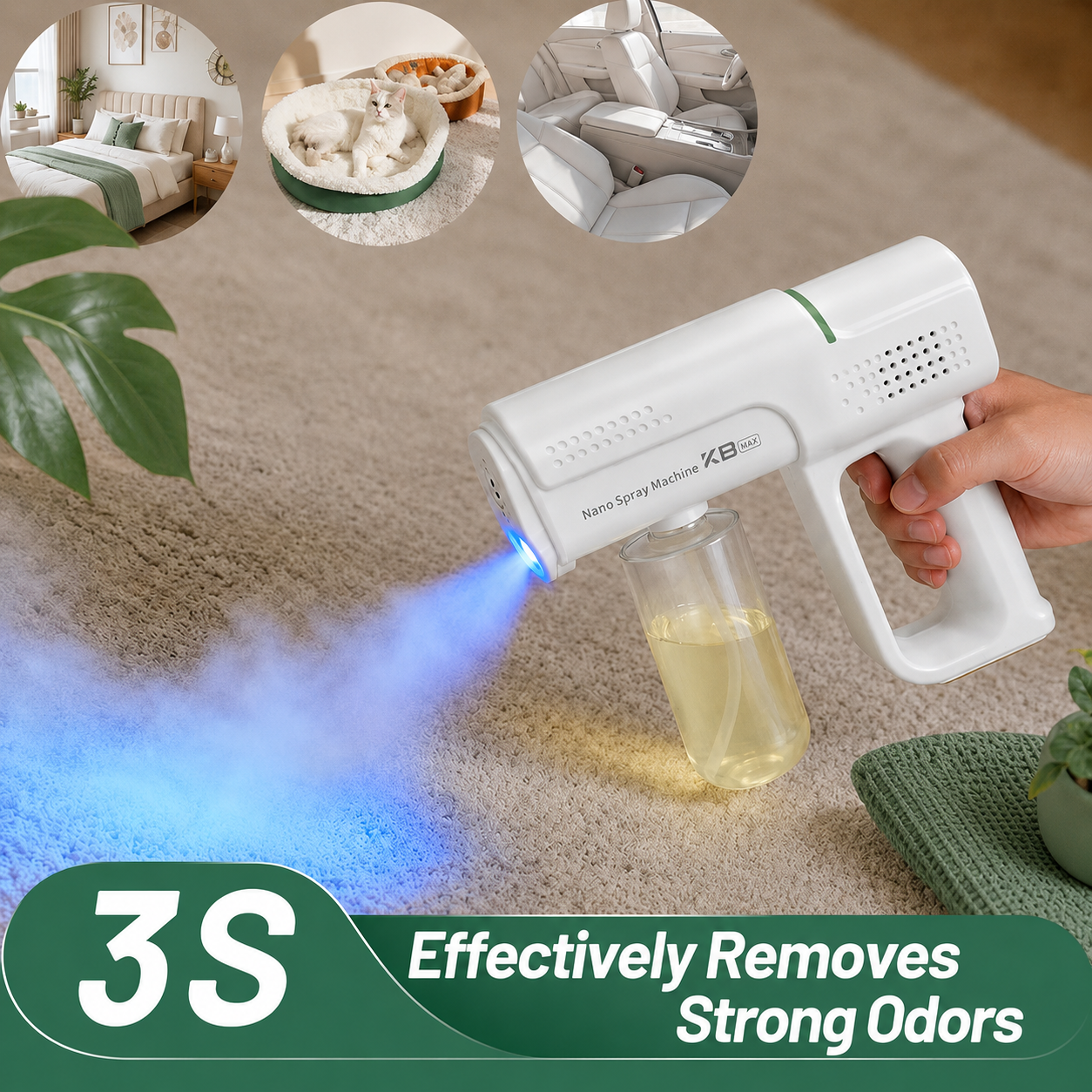 Pet Deodorizer 2.0 Blue Light Enzyme Disinfection